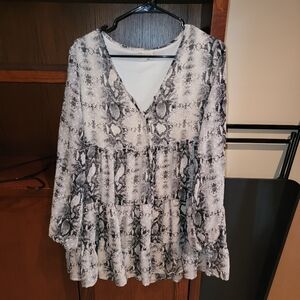 Altar'd State Snake Print Dress